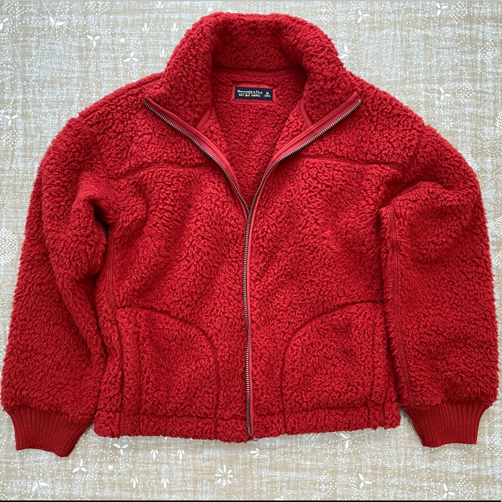 Abercrombie & Fitch Sherpa Fleece Jacket